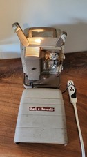 Vintage Bell Howell Model 253 AX 8mm Film Projector With Case Tested