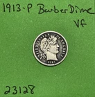 1913-P Barber / Liberty Head Dime 10c Vf  Very Fine See Pictures