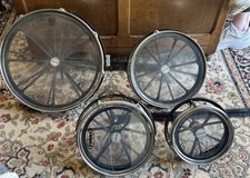 8” 10”12” 16” Vintage Remo Rototoms w/ Mounting Rail And Bolts