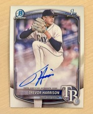 2025 Bowman Chrome Baseball Trevor Harrison 1st Bowman Auto Rays
