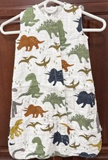 Little Unicorn S 0-6 Months Dino Friends Muslin Sleep Bag Blanket
