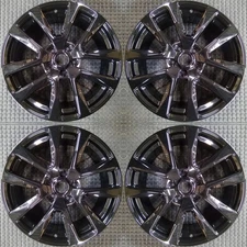 Jeep Grand Cherokee Compatible Replica Black 20" Wheel Set 2016 to 2022