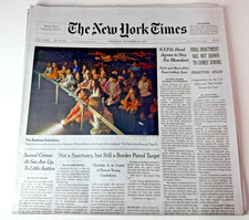 The New York Times Newspaper November 20 2025 Complete Print Paper UNREAD NYT
