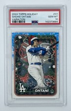 2024 Topps Holiday Baseball Shohei Ohtani #H1 Variation PSA 10 GEM MT