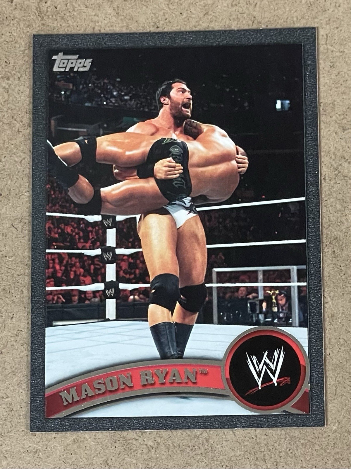 2011-12 TOPPS WWE SILVER #23 MASON RYAN #D 628/999