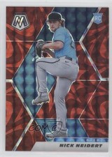 2021 Panini Mosaic Rookie Reactive Red Mosaic Prizm Nick Neidert #275 0hk3