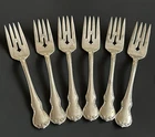 Estate Towle French Provincial Sterling Silver 6 Salad Forks No Monogram 6 1/2”