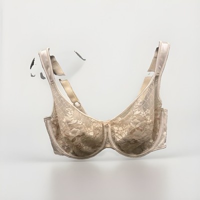 Empreinte Melody nude seamless molded lace full-coverage underwire bra
