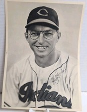 Mel Harter 1940's Cleveland Indians Team Issued Photo Vintage 