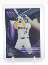 WILLIAM CONTRERAS 2026 TOPPS CHROME BLACK PURPLE REFRACTOR BREWERS /75 Q4920