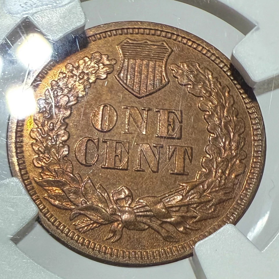 1869 Indian Head Cent Penny NGC PR64 PF64 RB *RARE ONLY 600 MINTED!!* TXCEWX - Image 3 of 4
