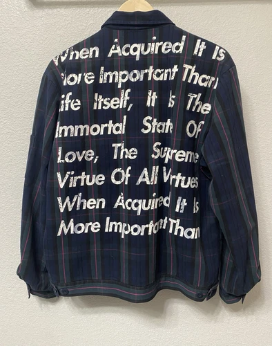 giacca da lavoro supreme junya watanabe CDG taglia media