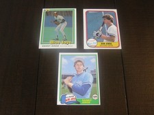 DANNY AINGE Baseball Rookie Card Lot  Donruss Fleer Topps  BLUE JAYS