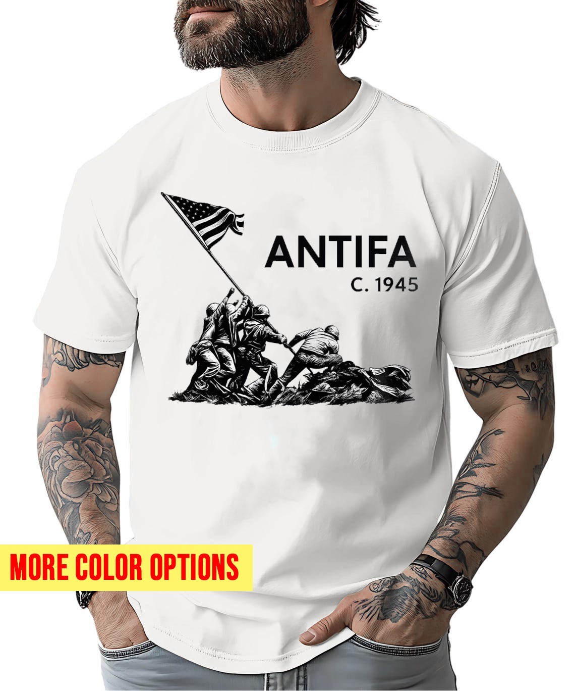 Antifa Anti Fascist 1945 T-Shirt