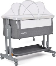 Baby Bassinet Bedside Sleeper, 3-in-1 Bedside Crib, Portable Maydolly Bassinet