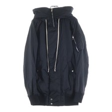 DRKSHDW Dark Shadow 18AW Hooded Bomber Short DS18F7712-NR Black Used 0620b0beec4