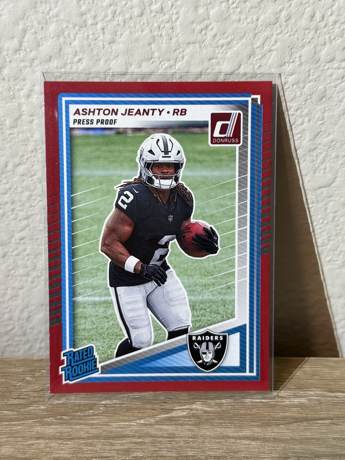 2025 Donruss Red Press Proof Rated Rookie Ashton Jeanty 🔥🔥