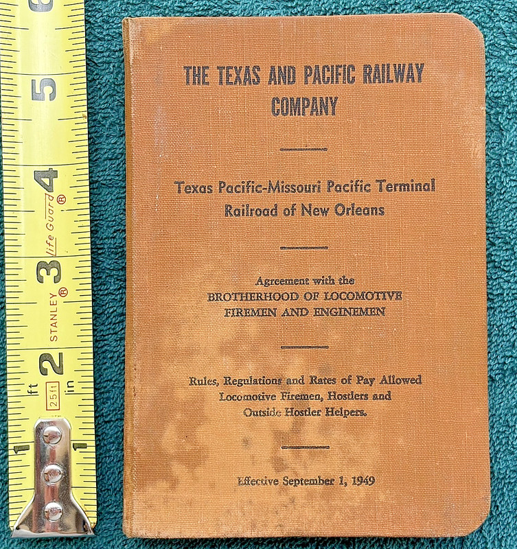 Texas & Pacific Railway Firemen & Enginemen Missouri Pacific Railroad Terminal