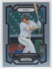 #153 2024 Panini Prizm Silver Brock Vradenburg Miami Marlins