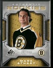 2006-07 SP Game Used Mark Stuart RC /999 #104 Boston Bruins