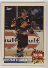 1990-91 Topps Team Scoring Leaders Paul Reinhart #5 1oa8