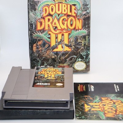 Double Dragon III: Sacred Stones NES Nintendo Complete CIB - No Poster - TESTED