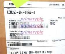 ONE ABB INVERTER ACH550-UH-012A-4 5.5KW NEW
