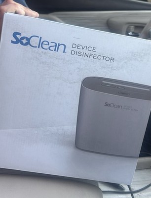 SoClean Device Disinfector Sanitizing Machine, Gray/Black/Blue