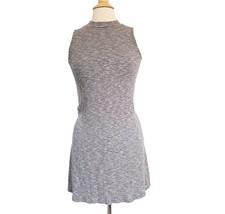 Madewell Rib Knit Swing Gray Tank Dress XS Extra Small Casual/Work/Party EUC