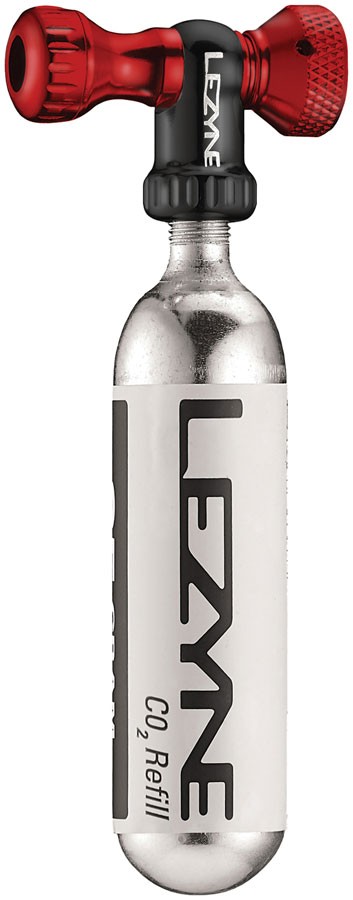 Алюминиевый нагнетатель CO2 с ЧПУ Lezyne Control Drive C0-2 с картриджем емкостью 16 г 6990₽