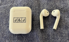 Case  Wireless White Earphones Charges Does NOT Pair Unbranded NO Charging Cord