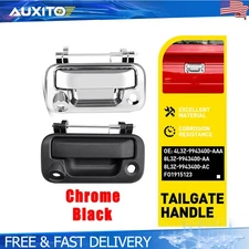Front Tailgate Handle Black Chrome For Ford F-150 F-250 Super Duty 04-15 Trucks