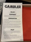 Vintage 1977 Gambler Board Game Parker Brothers