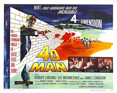 4D Man 04 Filmposter Kunstdruck Kult Fandom Unikat Heimkino Sammler Premium
