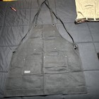 Hudson Durable Goods Black Polycotton Apron with Pockets, Size L — photo 1