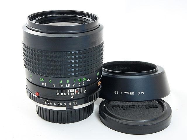 Minolta MC W.Rokkor-HH 35mm F1.8 Wide Angle Prime Lens Excellent
