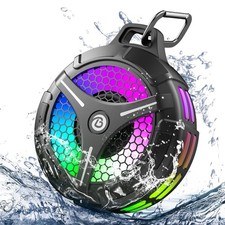 Bluetooth Shower Speaker, Suction Cup, Small Portable Wireless IPX7 Waterproo...
