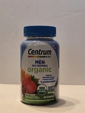 Centrum - Men's Organic Multivitamin Gummies Citrus-Berry, 90 Gummies 12/2026