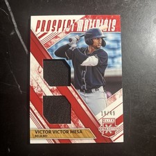 2019 Panini Elite Extra Edition - Dual Prospect Materials Victor Victor Mesa...