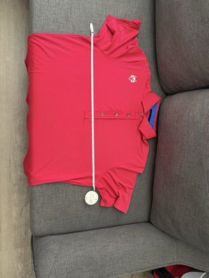 Greyson Tala Player's Logo Polo Large (Pink/Red)