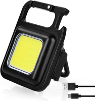 Mini LED Arbeitsleuchte Mit Magnetfuß 800 Lumen, Wiederaufladbar, 4 Lichtmodi