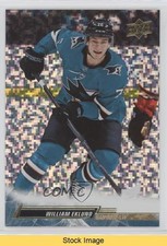 2022-23 Upper Deck Series 2 Speckled Rainbow Foil William Eklund #397 READ 0q2