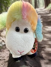 Peek-A-Boo Toys 10  Rainbow Lamb Plush Stuffed Animal Pastel Tie-Dye Sheep NWT