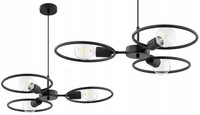 HäNgelampe Esstisch 3-Flammig Schwarz Modern E27 B:60 Cm Pendelleuchte Esszimmer