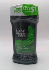 2-pk Dove Men+Care Extra Fresh Antiperspirant Deodorant Extra Fresh Exp 2/27 