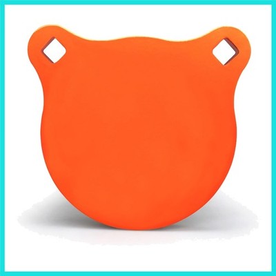 AR500 Steel Target for Shooting 3/8'' Thick Gong Silhouette Metal Target - Las...