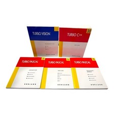 Lot Of 5 Borland Turbo Vision C  Pascal Program User  s Guides Version 3.0  7.0