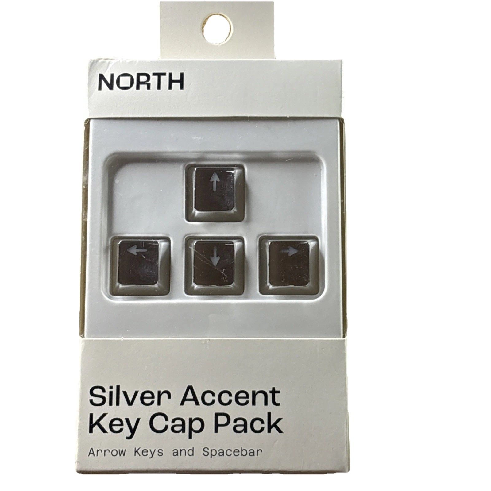 North Key Pack Silver Metallic PVC Computer Keyboard & Mouse