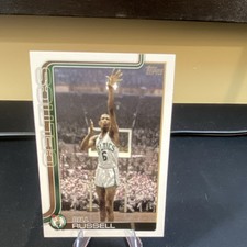 Topps 2023 Archives Bill Russell #251 Boston Celtics Basketball Card