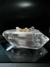 920g Natural White Quartz Obelisk Energy Crystal Point Wand Reiki Decor